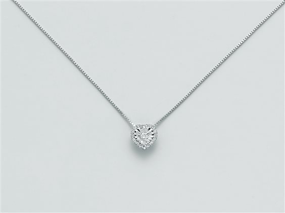 Collana Miluna Donna Favolosa in Oro bianco Diamante CLD4234 - CLD4234